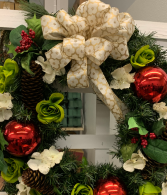 Custom silk wreath 18 " or  24" 