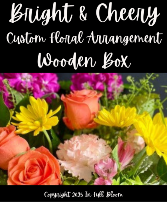 Custom - Wooden Box - Bright & Cheery Custom - Wooden Box