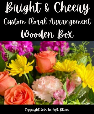 Custom - Wooden Box - Bright & Cheery Custom - Wooden Box
