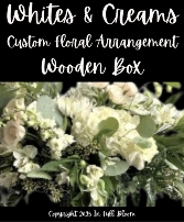 Custom - Wooden Box - Whites & Creams Custom - Wooden Box