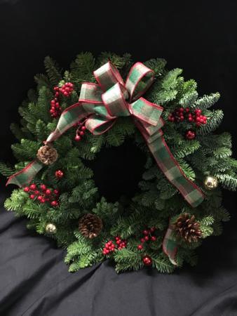 Customized Fresh Christmas  Wreath