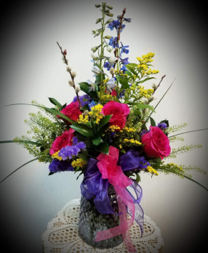 Purple Gather Vase 