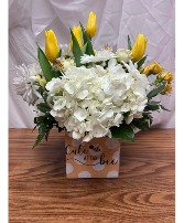 Cute as can Bee  Spring Signature Arrangement 