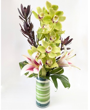 Cymbidium Orchid Arrangement Designer's Choice