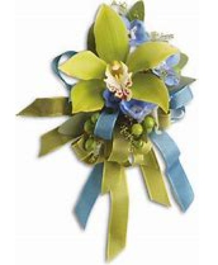 Cymbidium Orchid with Ribbon Accents Call for Color Preference 