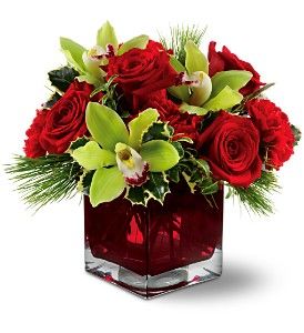 CYMBIDIUM ORCHIDS AND ROSES ***LOCAL DELIVERY ONLY***