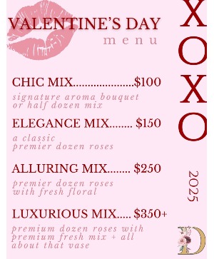 D Duncan Unique Designs That Matter! Meet us at The Floral Bar to enjoy Cupid Love Spell - Strawberry Espresso Martini