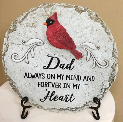 Dad Forever In My Heart Stone and Stand