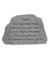 Dad Memorial Stone 