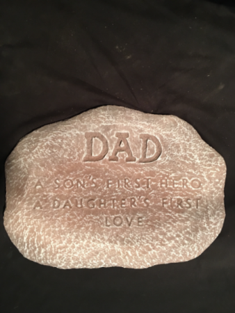 Dad stepping stone  
