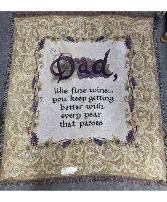 Dad Throw Afghan Blanket