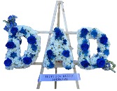"DAD" Tribute Flower Letters