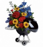 Get To Grillin' Can be designed with flowers or his favorite candy or fruits