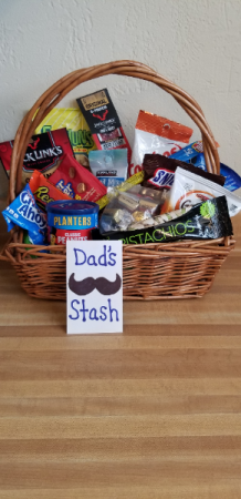 Dad's Stash Father's Day Basket