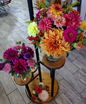 Dahlia Daze Vased Arrangement