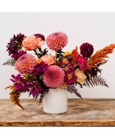 Dahlia Delight Fall floral arrangement 