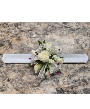 Dainty Splash of Pink Prom Corsage