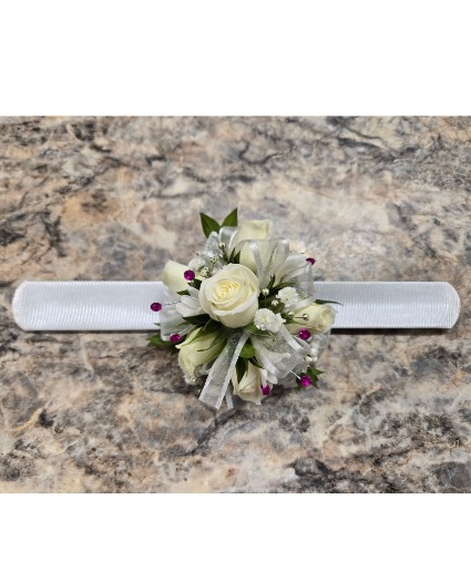Dainty Splash of Pink Prom Corsage