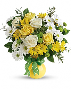 Daisies And Dots Bouquet 