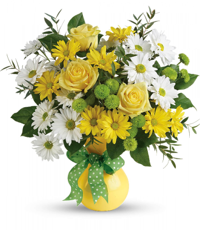 Daisies and Dots Bouquet HEV561B