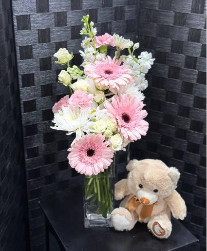 Daisy Bear Arrangement
