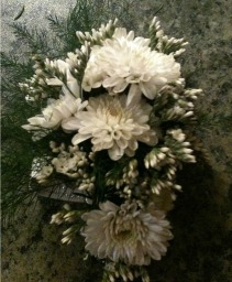 Daisy Pom Corsage PICKUP IN STORE ONLY