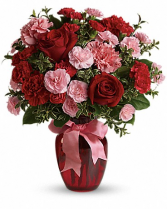 Dance With Me Bouquet With Red Roses