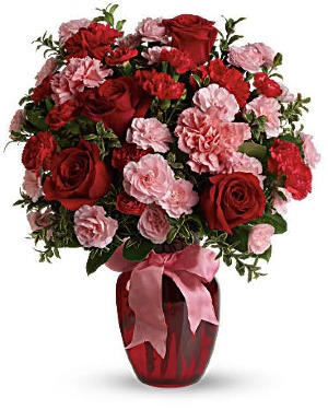 Dance with Me Bouquet with Red Roses 
