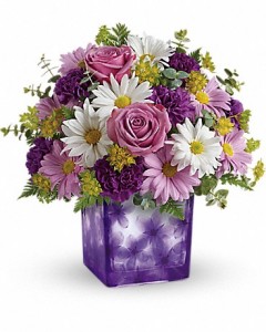 Dancing Violets Arrangement