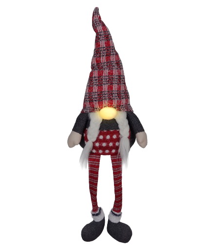 Dangle Leg LED light up gnome