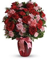 Dance With Me With Red Roses Bouquet
