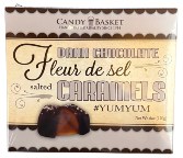 Dark Chocolate Salted Caramels Candy Basket