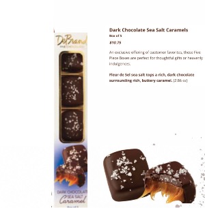Dark Chocolate Sea Salt Caramels 