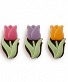 Dark chocolate spring tulips Luxury box with 2, 7, or 14 pieces