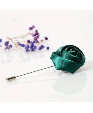 Dark Green Rose Lapel Boutonniere in Newmarket, ON | FLOWERS 'N THINGS FLOWER & GIFT SHOP