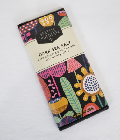 Dark Sea Salt Seattle Chocolates Bar 