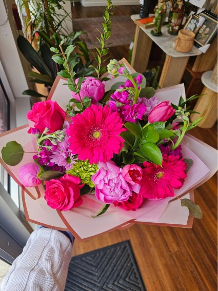 Darling in Pink Wrapped Bouquet