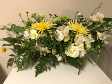 Dash of Yellow Sympathy Flowers