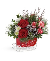 DASHING SLEIGH BOUQUET CHRISTMAS