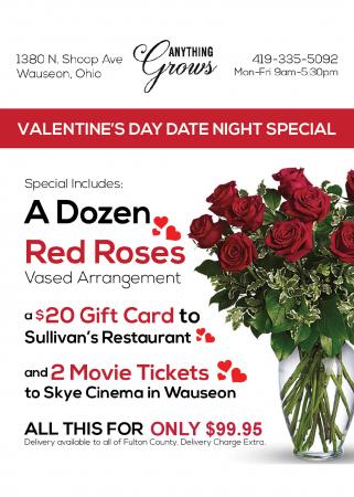 Date Night Special Package in Wauseon, OH | ANYTHING GROWS