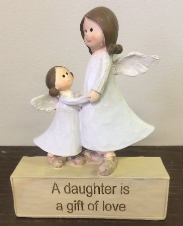 Daughter's Love Angel Statue
