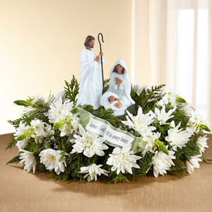 Day Spring God's Gift of Love Centerpiece Holiday Floral Arrangement