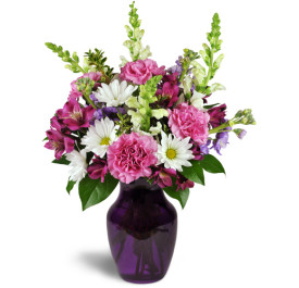 Daydreaming in Lavender - 370 Vase arrangement 