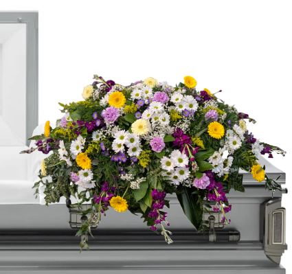 Daydreams and Daisies Casket Spray