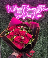 Dazzling Dozen Wrapped Bouqet in Fort Worth, Texas | Tree Of Life Bloom Brilliance