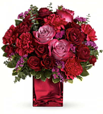 Dazzling Roses Dozen Roses with Mixed Flowers