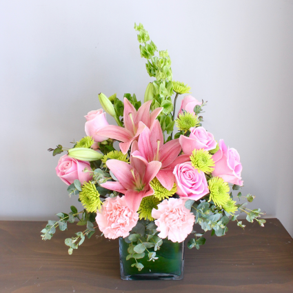 IN PINKS AND GREENS ***LOCAL DELIVERY ONLY***