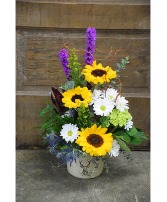 Dear Dad Ceramic Floral Arrangement