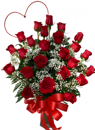 Dear Darling Two Dozen Rose Vase