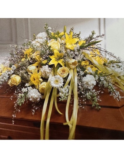 Dearest departed Casket Spray